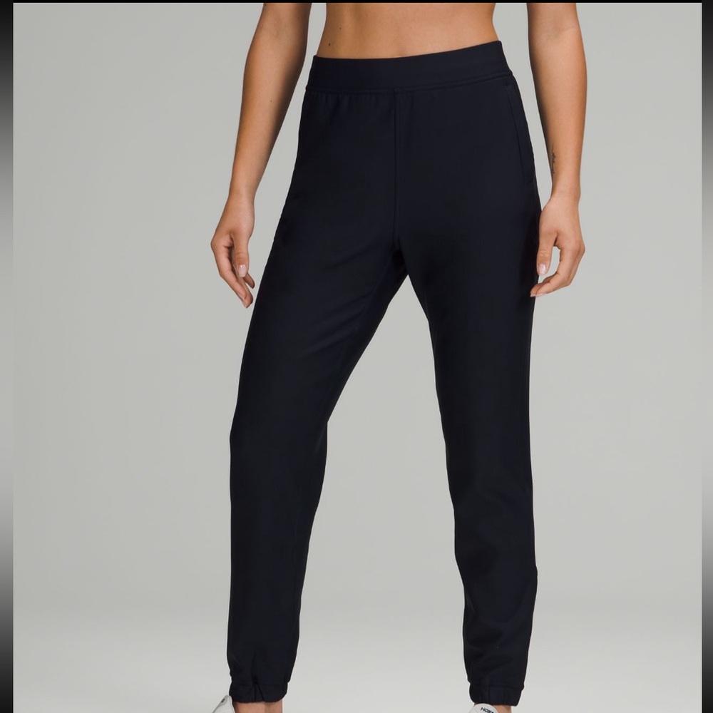 Navy fleece lululemon jogger